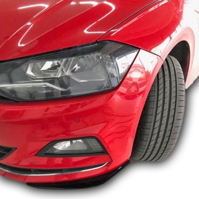 Volkswagen Polo 2018 Uyumlu Yedek Parça R Line 2 Parça Ön Lip Boyalı